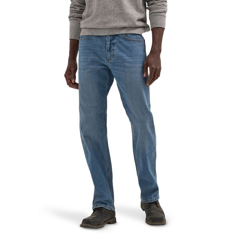 ラングラー メンズ ボトムス デニムパンツ レギュラーフィット ジーンズ Mens Wrangler Peak Comfort Regular Fit Jeans Grassed