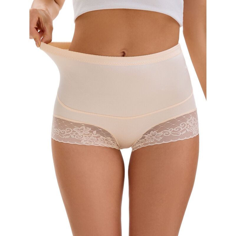 アレグラ ケー レディース ボトムス カジュアルパンツ レース ALLEGRA K Womens High Waisted Lace Brief Shapewear Hip Lifter Tummy Control Panties Bodyshaper Bei