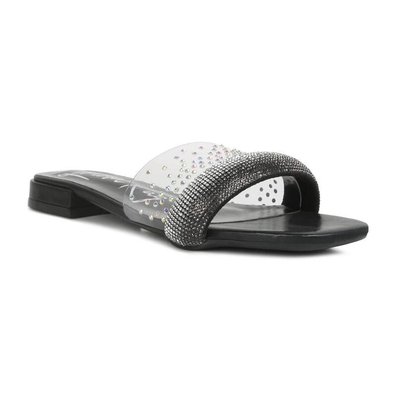 ロンドンラグ レディース シューズ サンダル ヒール London Rag Old Flame Low Strack Womens Heel Sandals Black ブラック