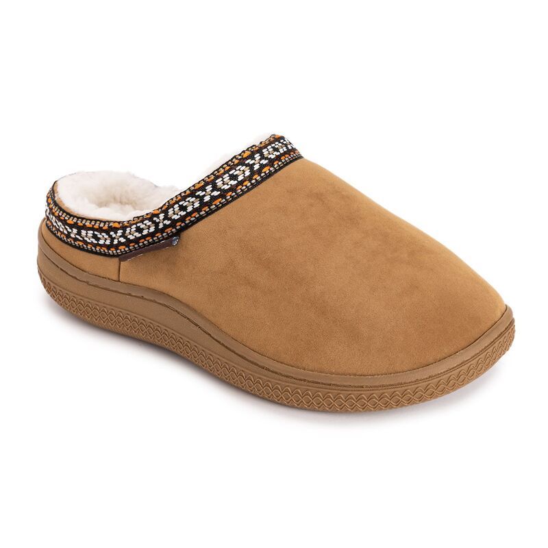 ムクルクス レディース シューズ サンダル スエード MUK LUKS Womens Faux Suede Clog Slippers Tan タン