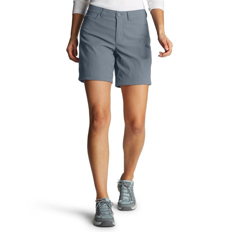 エディー バウアー レディース ボトムス ハーフパンツ・ショーツ ショートパンツ Womens Eddie Bauerainier Waterproof Active Shorts Graphite グラファイト