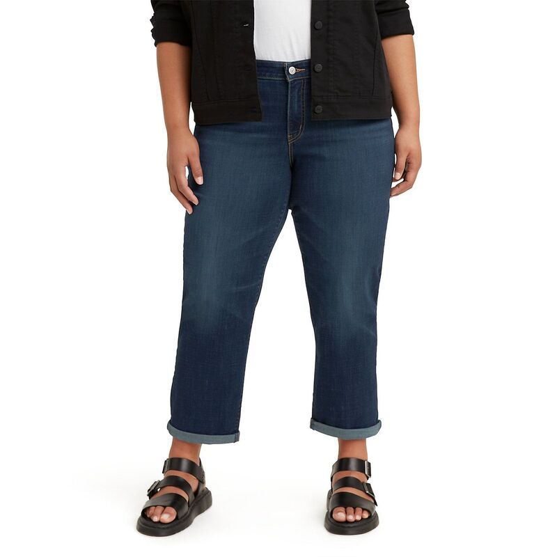 リーバイス レディース ボトムス デニムパンツ プラスサイズ ジーンズ Plusize Levis Boyfriend Jeans Cobalt Layer コバルト