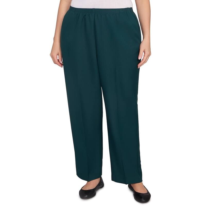アルフレッド ダナー レディース ボトムス カジュアルパンツ プラスサイズ Plusize Alfredunner All Around Elastic Poly Short Length Pants Emerald エメラルド