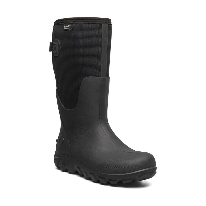 ボグス メンズ シューズ ブーツ・レインブーツ Bogs Classic Seamless Adjustable Calf Mens Work Boots Black ブラック