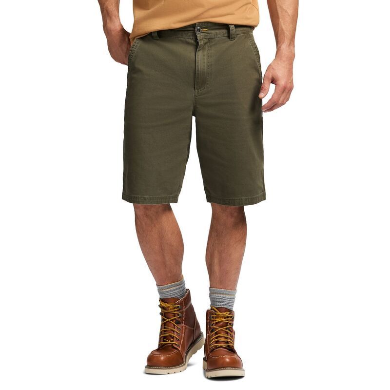 キャタピラー メンズ ボトムス ハーフパンツ・ショーツ ショートパンツ Mens Caterpillar Stretch Canvas Carpenter Shorts Dusty Olive オリーブ