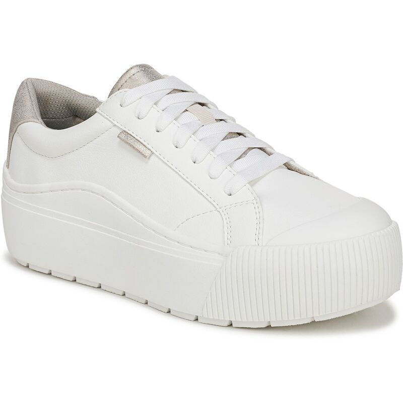 ドクター・ショール レディース シューズ スニーカー レース Dr SchollS Time Off Max Womens LaceUp Sneakers White Gold ホワイト