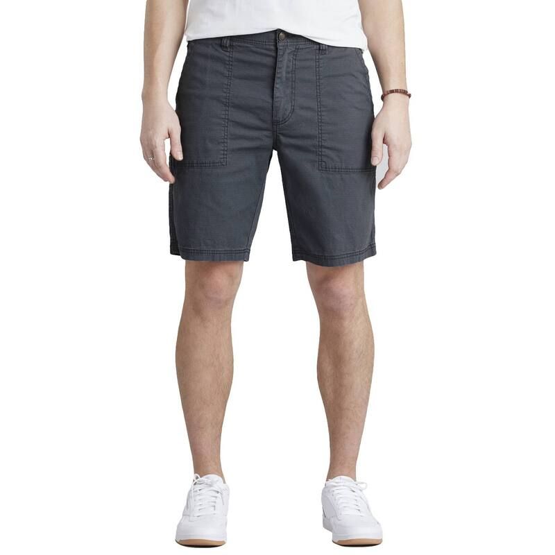 ユニオンベイ メンズ ボトムス ハーフパンツ・ショーツ ショートパンツ Mens UNIONBAY Cliff Stretch RipStop Utility Shorts Pewter ピューター