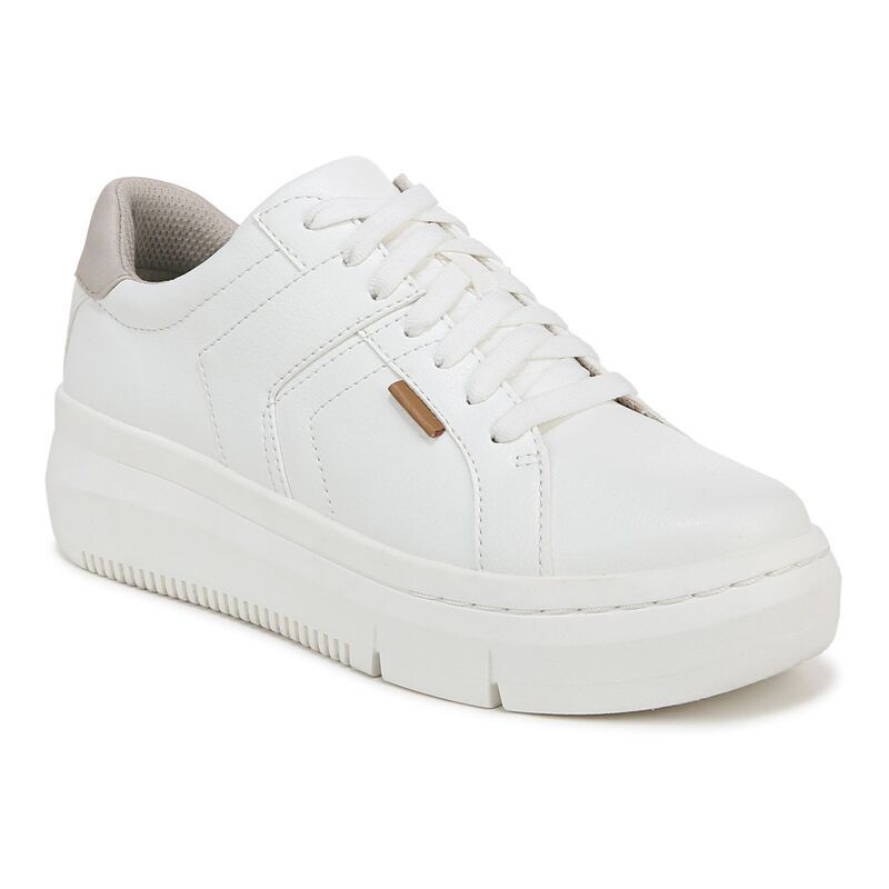 ドクター・ショール レディース シューズ スニーカー プラットフォーム Dr Schollsadie Womens Platform Sneakers White Faux ホワイト