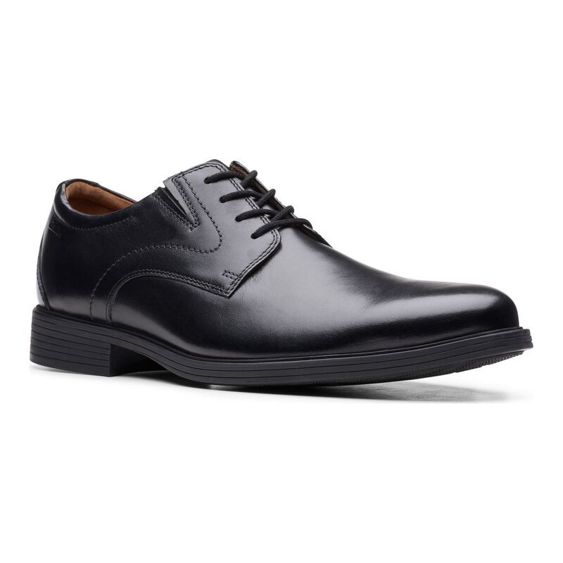 クラークス メンズ シューズ オックスフォード レザー ClarksR Whiddon Plain Mens Leather Oxford Shoes Black ブラック