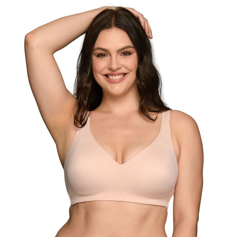 バニティフェア レディース アンダーウ�
2000
�ア ブラジャー Womens Vanity Fair Beauty Back Simple Size Wireless Bra 72164 Bare Pink ピンク