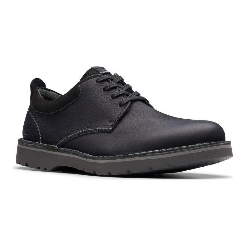 クラークス メンズ シューズ オックスフォード レザー ClarksR Eastford Low Mens Leather Shoes Black ブラック