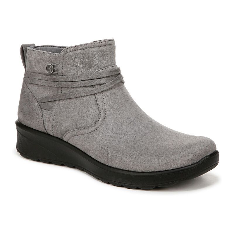 ビジーズ レディース シューズ ブーツ・レインブーツ アンクル Bzees Guest Womens Ankle Boots Graphite Fabric グラファイト
