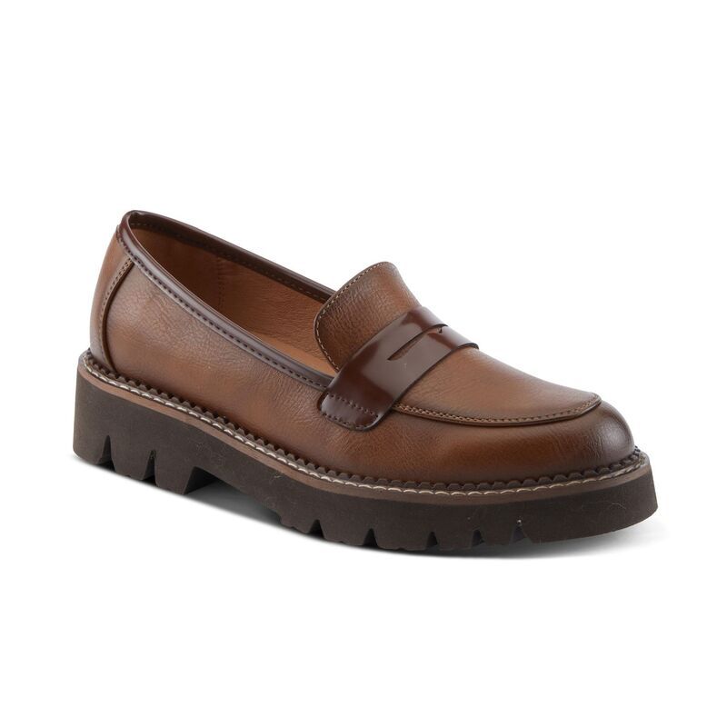 パトリシア レディース シューズ スリッポン・ローファー Patrizia Neve Womens Loafers Medium Brown ブラウン