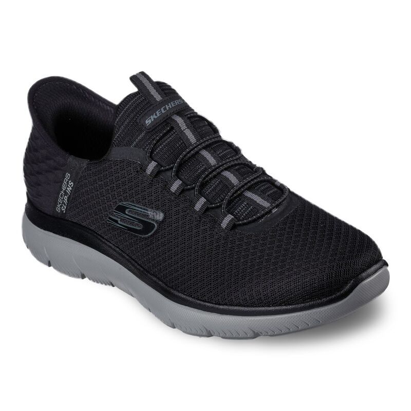 スケッチャーズ メンズ シューズ スニーカー Skechers Hands Free Slipinsummits High Range Menshoes Black Charcoal ブラック
