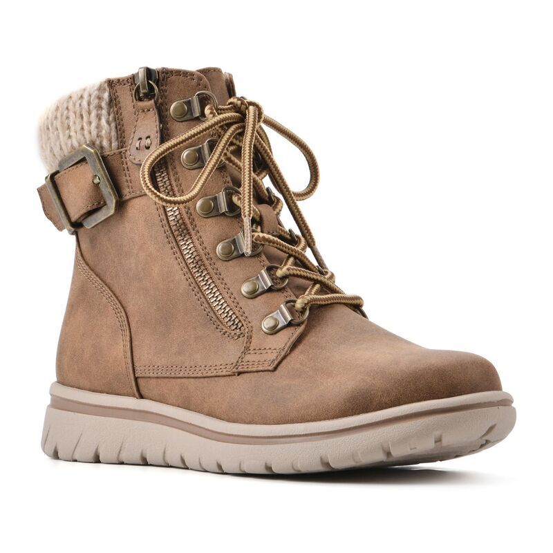 クリフバイホワイトマウンテン レディース シューズ ブーツ・レインブーツ Cliffs by White Mountain Hearty Womens Combat Boots Tan タン