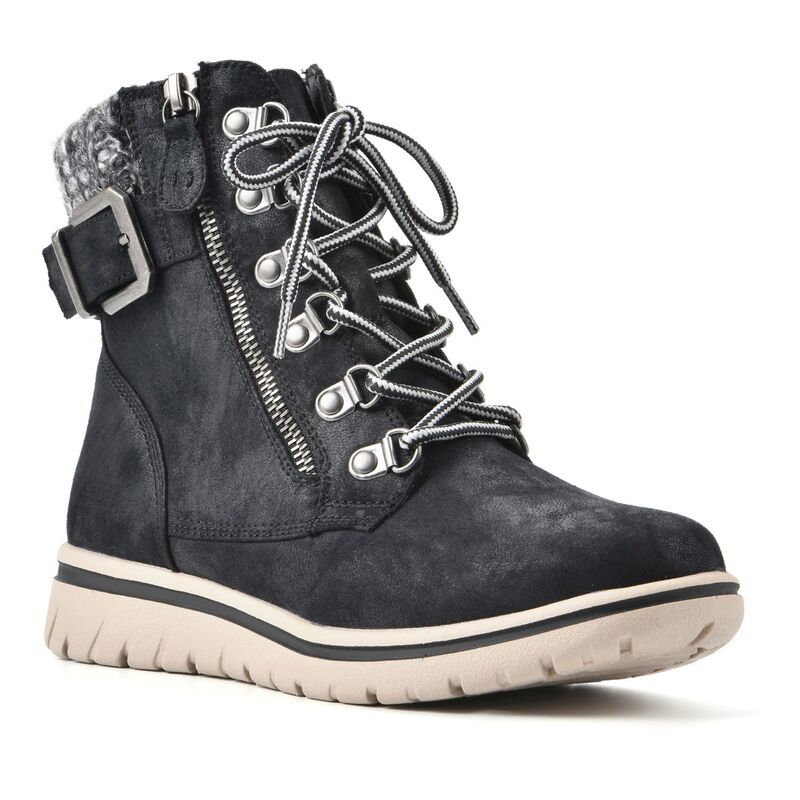 クリフバイホワイトマウンテン レディース シューズ ブーツ・レインブーツ Cliffs by White Mountain Hearty Womens Combat Boots Black ブラック