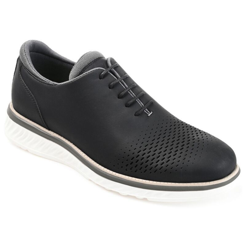 バンス メンズ シューズ オックスフォード Vance Co Demar Mens Casual Dresshoes Black ブラック