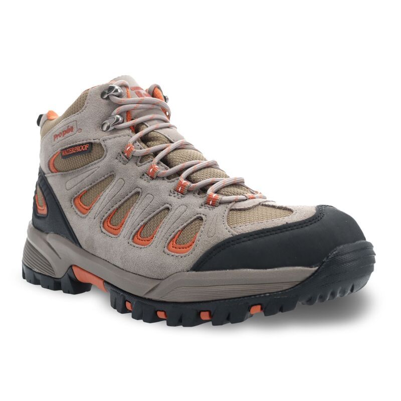 プロペット メンズ シューズ ブーツ・レインブーツ Propet Ridge Walker Mens Waterproof Hiking Boots Gunsmoke Orange オレンジ