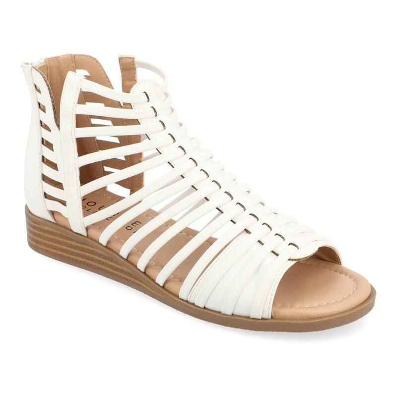 ジュルネ コレクション レディース シューズ サンダル Journee Collection Delilah Womensandals White ホワイト