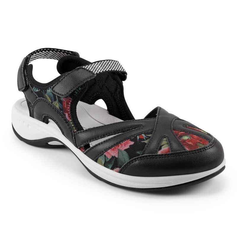 イージースピリット レディース シューズ サンダル Easy Spirit Esplash Womens WaterResistant Sport Sandals Black Multi ブラック