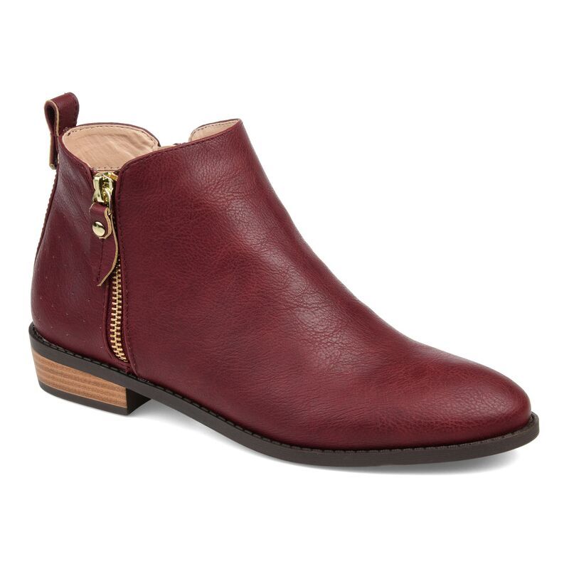 ジュルネ コレクション レディース シューズ ブーツ・レインブーツ アンクル Journee Collection Ellis Womens Ankle Boots Wine ワイン