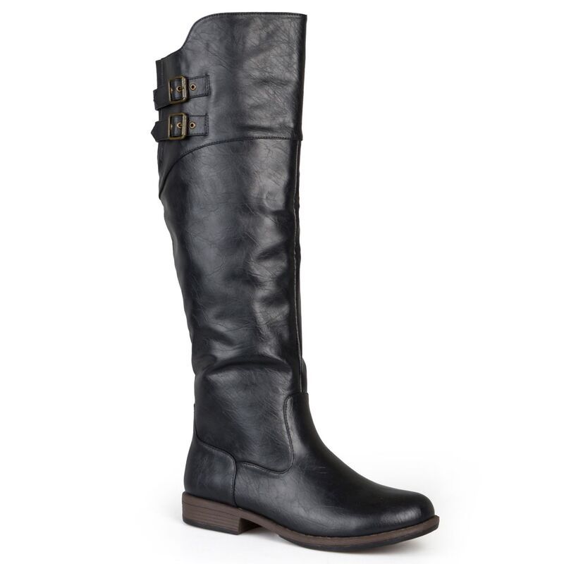 ジュルネ コレクション レディース シューズ ブーツ・レインブーツ Journee Collection Tori Womens KneeHigh Boots Black ブラック