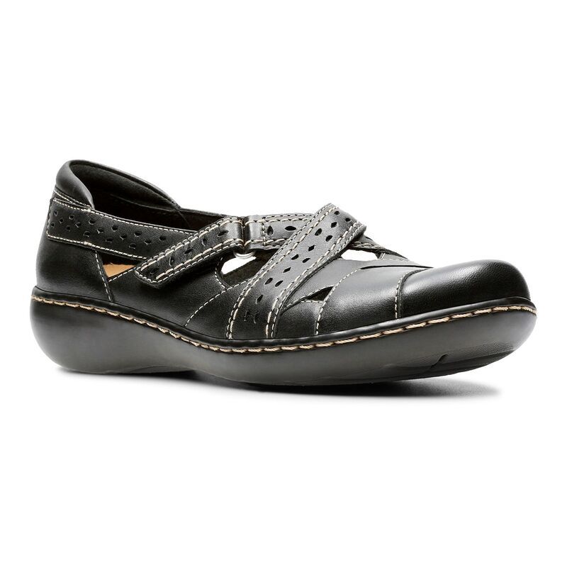 クラークス レディース シューズ サンダル ClarksR Ashland Spin Q Womenshoes Black ブラック