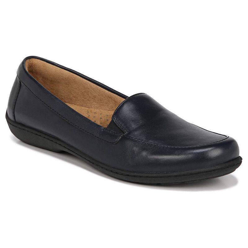 ソウルニュトライザー レディース シューズ サンダル SOUL Naturalizer Kacy Womens Flats Navy Leather ネイビー