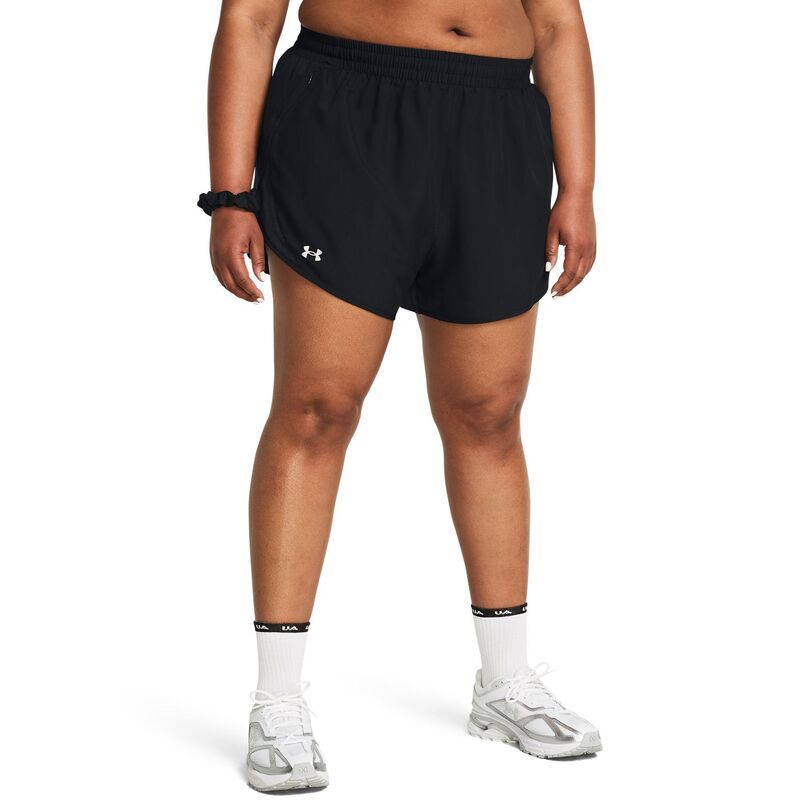 アンダーアーマー レディース ボトムス ハーフパンツ・ショーツ プラスサイズ ショートパンツ Plusize Under Armour FlyBy Shorts Black ブラック