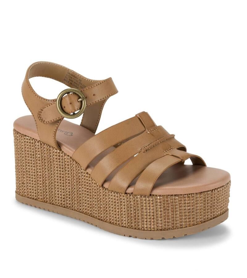 ベアトラップス レディース シューズ サンダル Baretrapsavannah Womens Wedge Sandals Caramel