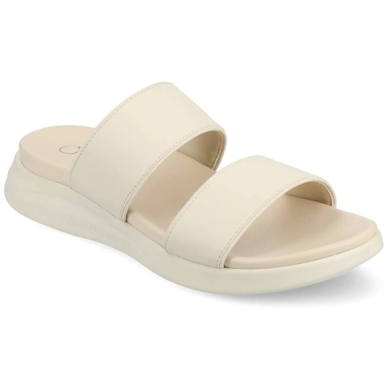 ジャーニー レディース シューズ サンダル Journee Womens JanislipOn Sandals Bone