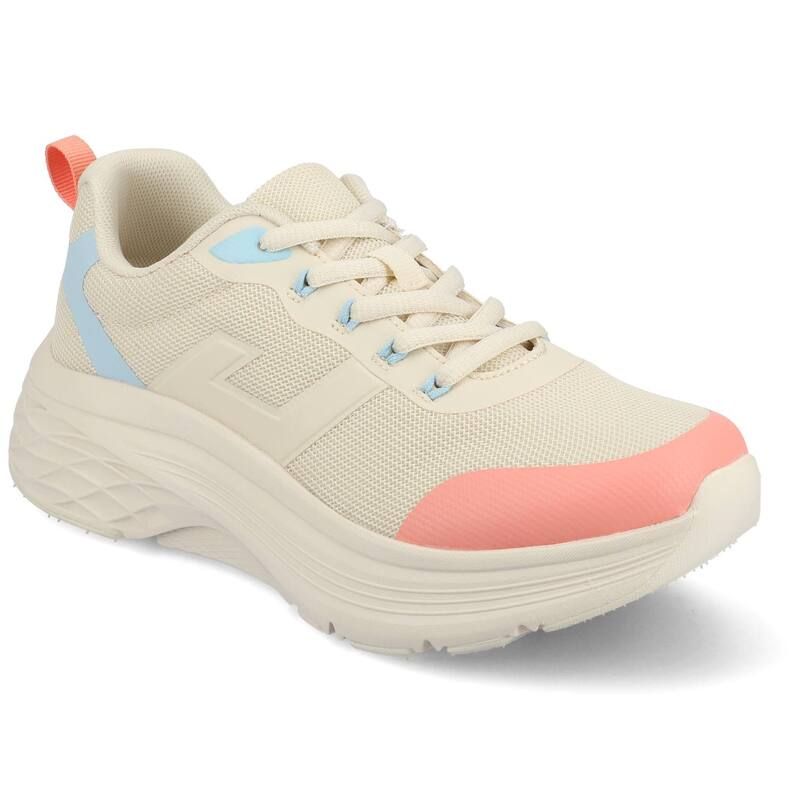 ジャーニー レディース シューズ スニーカー レース Journee Marshel Womens CasualaceUp Sneakers Beige ベージュ