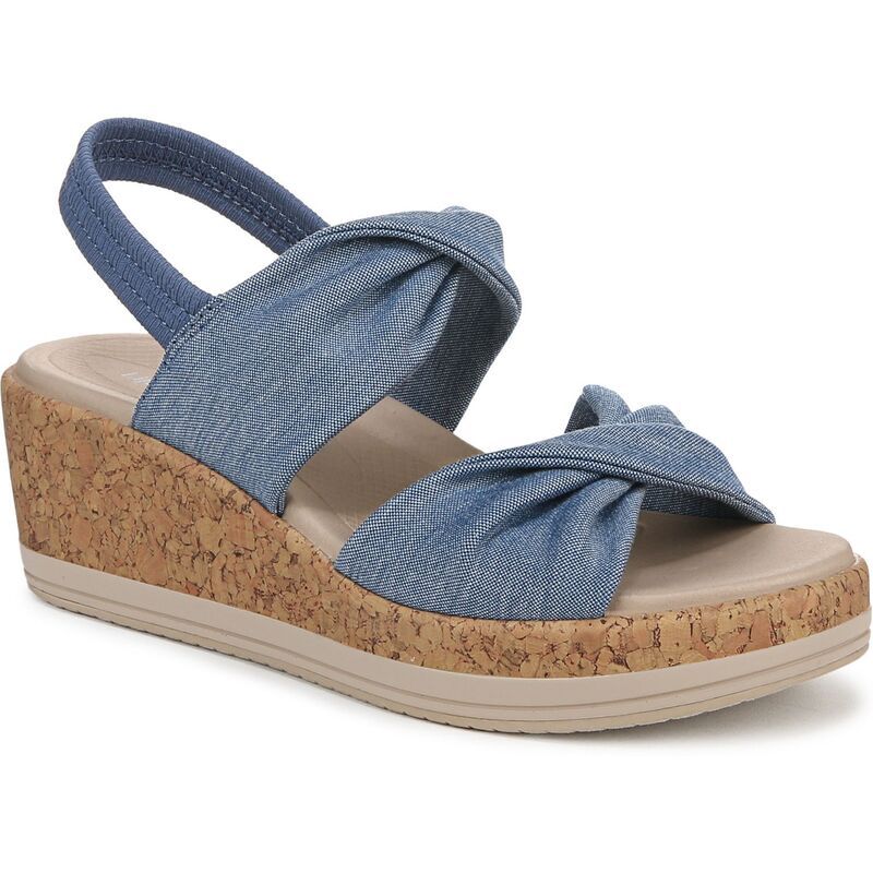 ライフストライド レディース シューズ サンダル LifeStride Riley Womenslingback Wedge Sandals Blue ブルー 14,415円