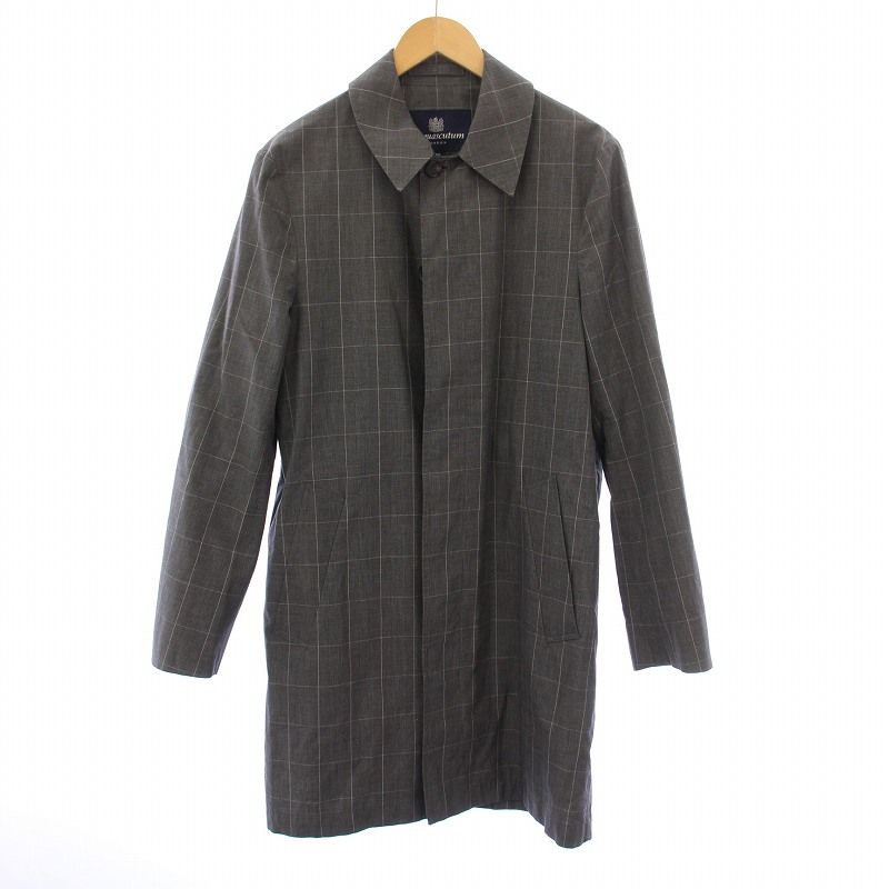 アクアスキュータム AQUASCUTUM ステンカラーコート アウター ロング丈
