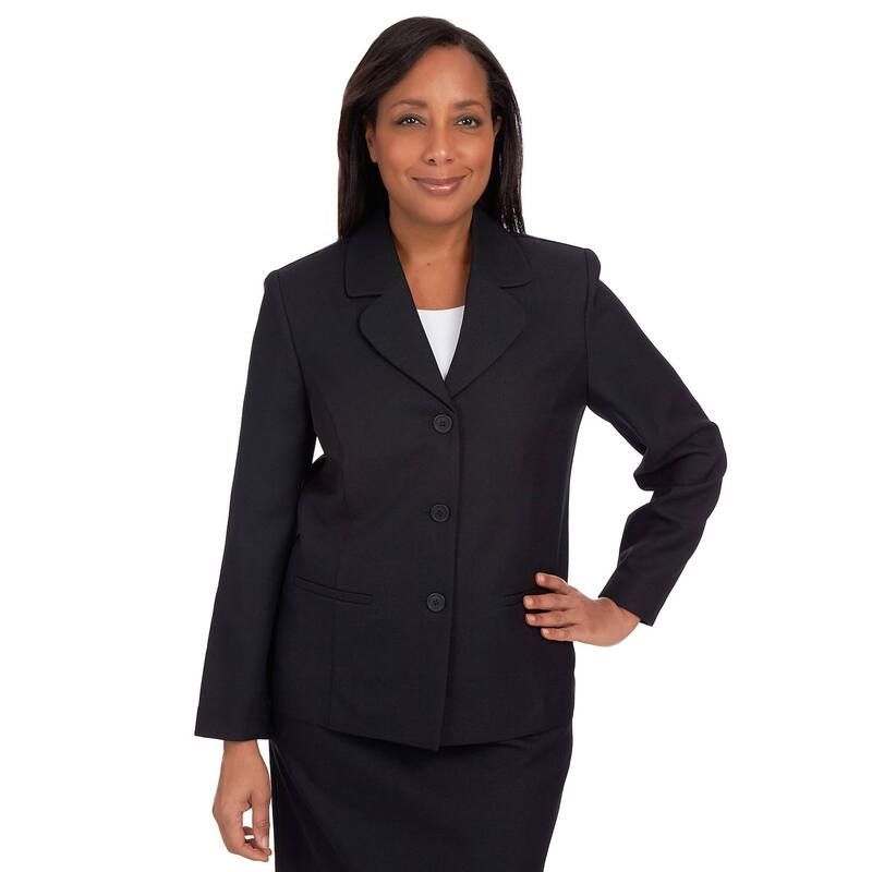 アルフレッド ダナー レディース アウター ジャケット・ブルゾン プラスサイズ ブレザー Plusize Alfredunner Basic Lightweight Blazer Black ブラック