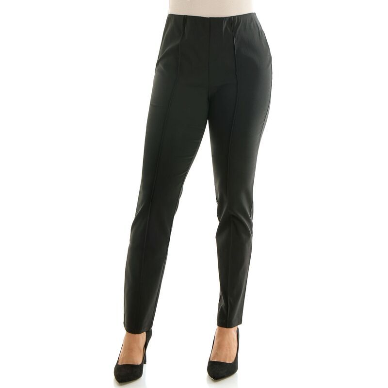 ニナレオナルド レディース ボトムス カジュアルパンツ Womens Nina Leonard Narrow Leg Pants Black ブラック