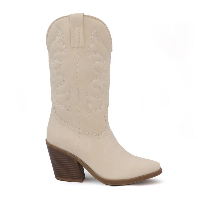 ヨキ レディース シューズ ブーツ・レインブーツ Yoki Gilard Womens Cowgirl Boots Bone