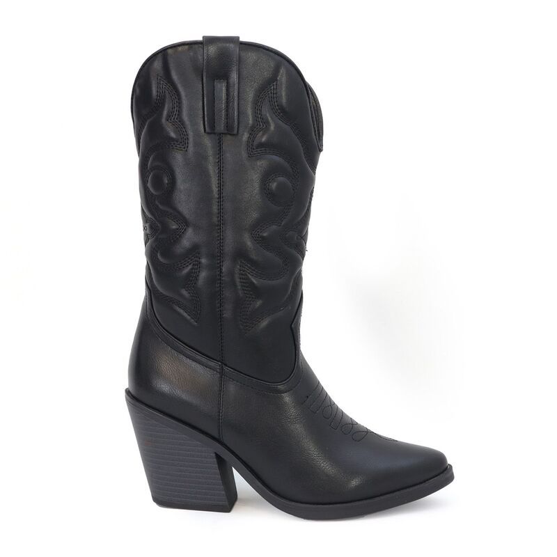 ヨキ レディース シューズ ブーツ・レインブーツ Yoki Gilard Womens Cowgirl Boots Black ブラック