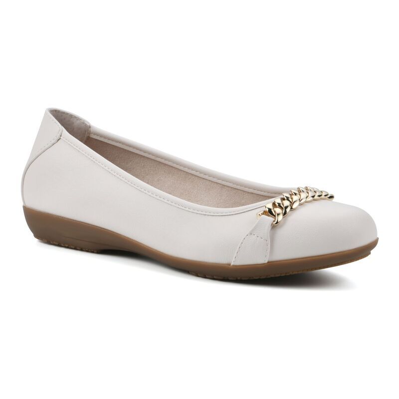 クリフバイホワイトマウンテン レディース シューズ サンダル Cliffs by White Mountain Charmed Womens Ballet Flats Cream Smooth クリーム