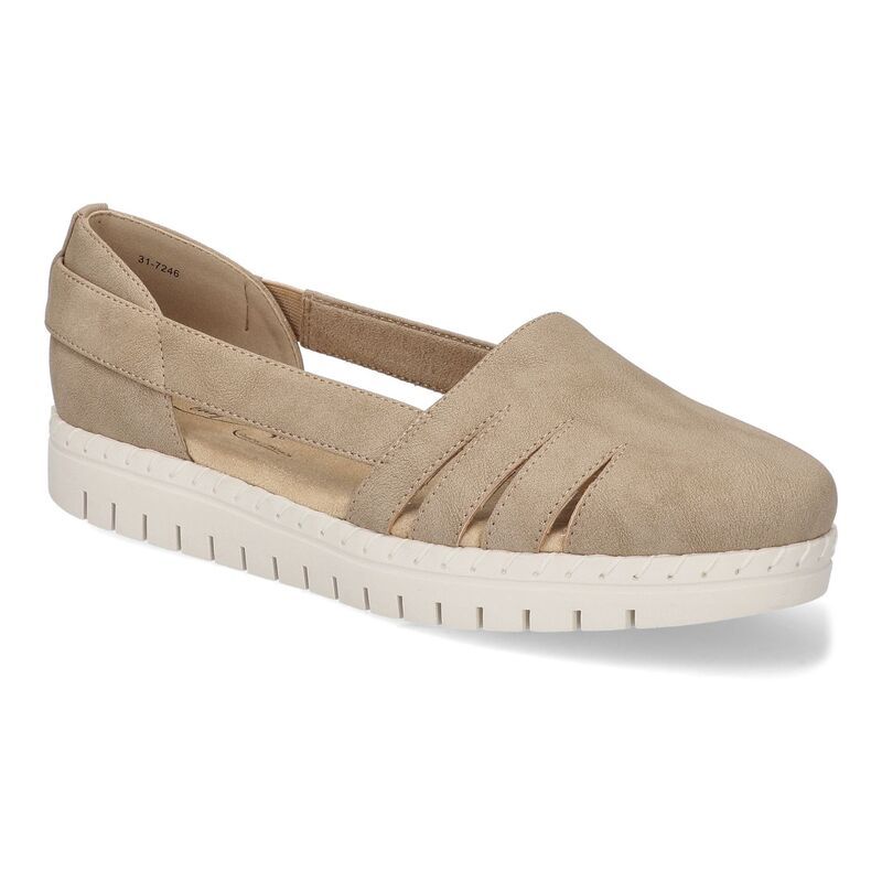 イージーストリート レディース シューズ サンダル Easy Street Bugsy WomenslipOn Shoes Natural