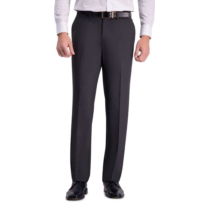 ハガー メンズ ボトムス カジュアルパンツ Men s JM HaggarR Premium FlexWaistraightFit 4Way Stretch FlatFront Dress Pants Charcoal Heather チャコール