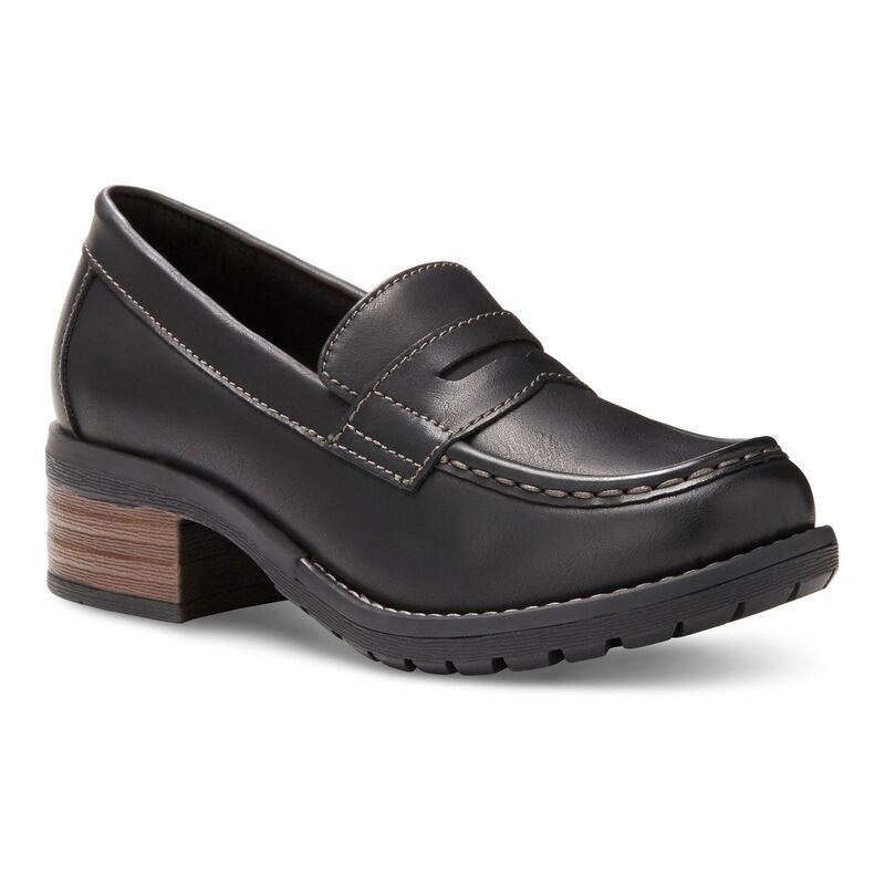 イーストランド レディース シューズ スリッポン・ローファー Eastland Holly Womens Penny Loafers Black ブラック