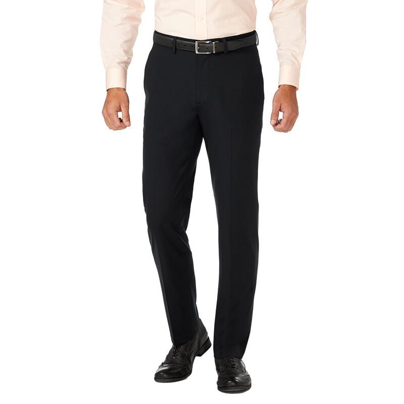 ハガー メンズ ボトムス カジュアルパンツ Mens JM Haggar Premium SlimFit 4Way Stretch FlatFront Dress Pants Black ブラック