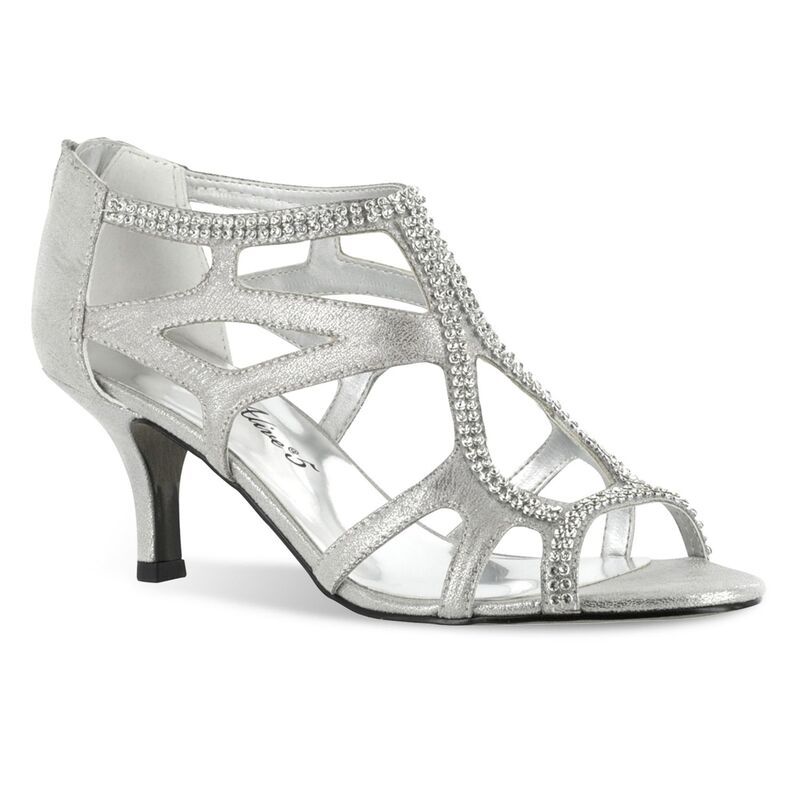 イージーストリート レディース シューズ パンプス ヒール Easy Street Flattery Womens Evening Dress Heelsilver シルバー