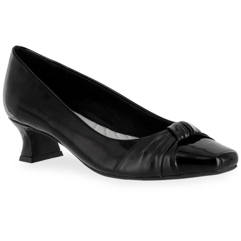 イージーストリート レディース シューズ パンプス Easy Street Waive Womens Dress Pumps Black Patent ブラック