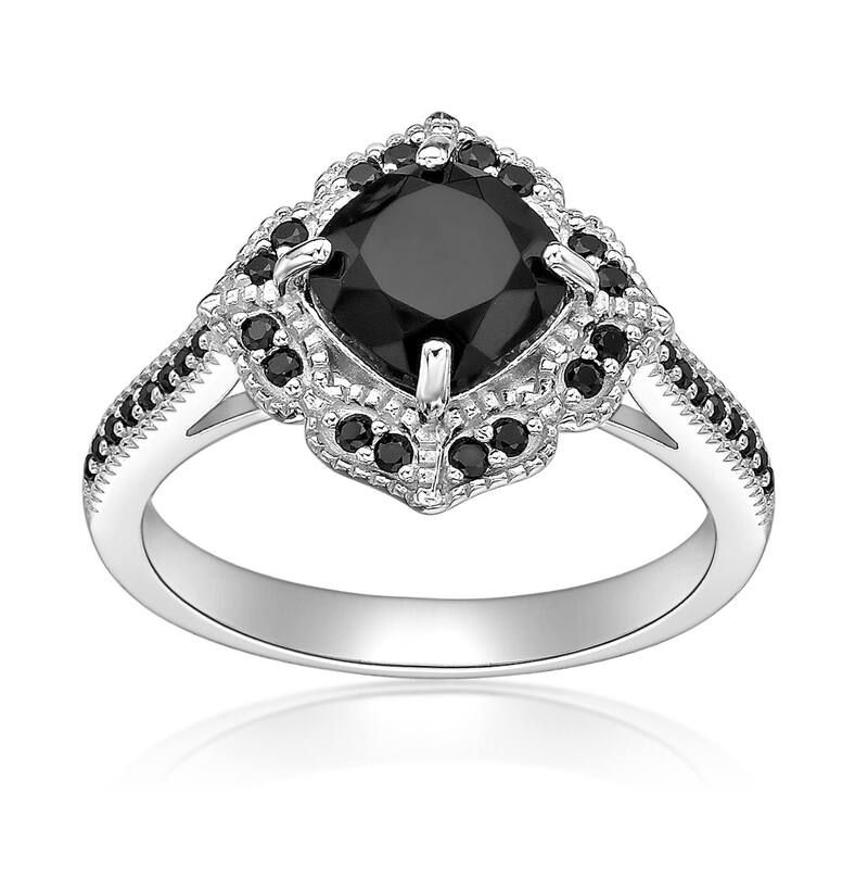 Gemminded レディース アクセサリー リング Gemminded Sterling Silver Onyx Black Spinel Ring Sterling ブラック 26,520円
