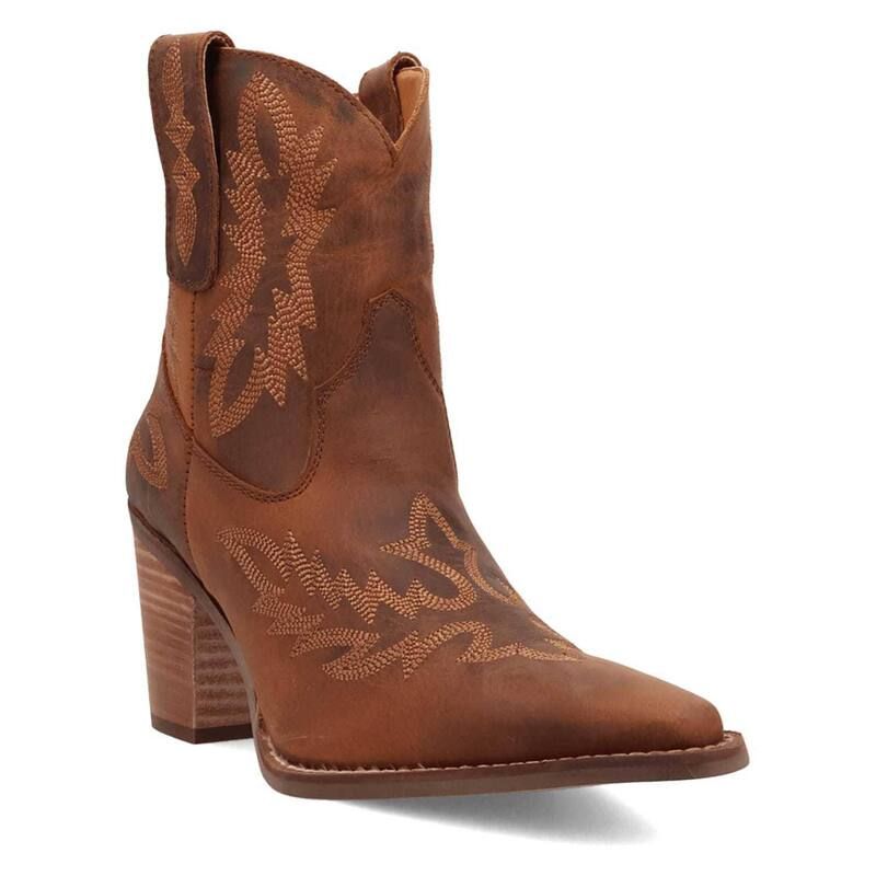 ディンゴ レディース シューズ ブーツ・レインブーツ アンクル レザー Dingo Rocky Top Womens Leather Ankle Boots Brown ブラウン