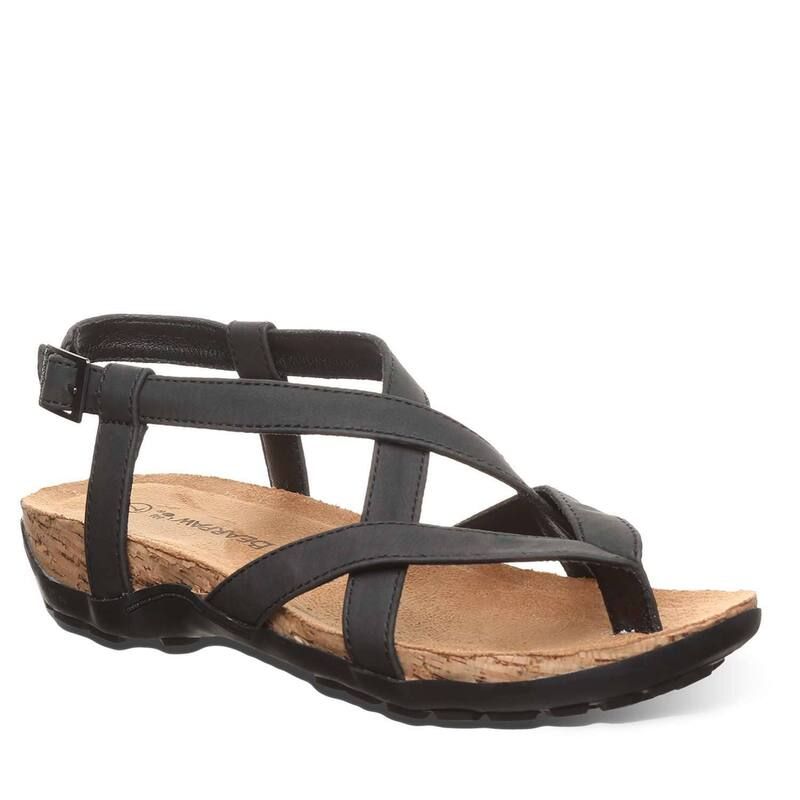 ベアパウ レディース シューズ サンダル Bearpaw Casita Womenslingback Sandals Black ブラック