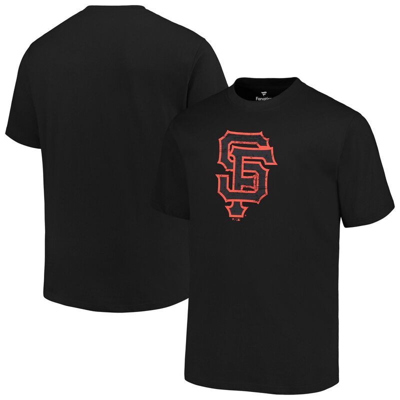 プロファイル メンズ トップス Tシャツ トール ロゴ Mens Profile Black San Francisco Giants Big Tall Primary Logo TShirt Gnt Black ブラック