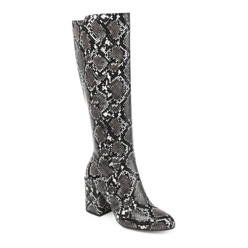 ジュルネ コレクション レディース シューズ ブーツ・レインブーツ Journee Collection Tavia Womens Faux Snakeskin KneeHigh Bootsnake